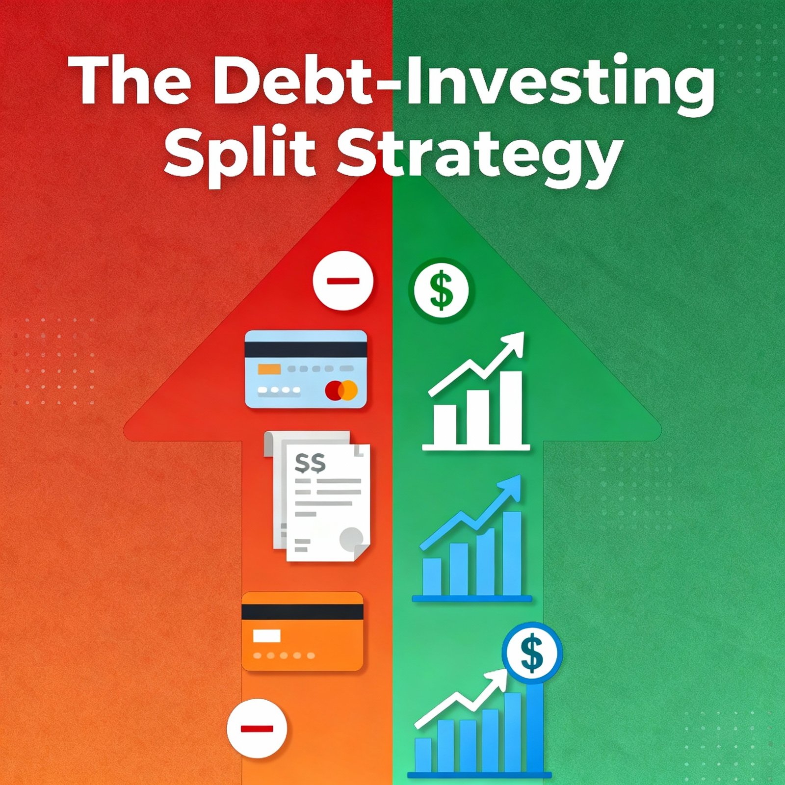The Debt-Investing Split Strategy: How Late Starters Can Allocate Every Extra Dollar for Maximum Financial Impact